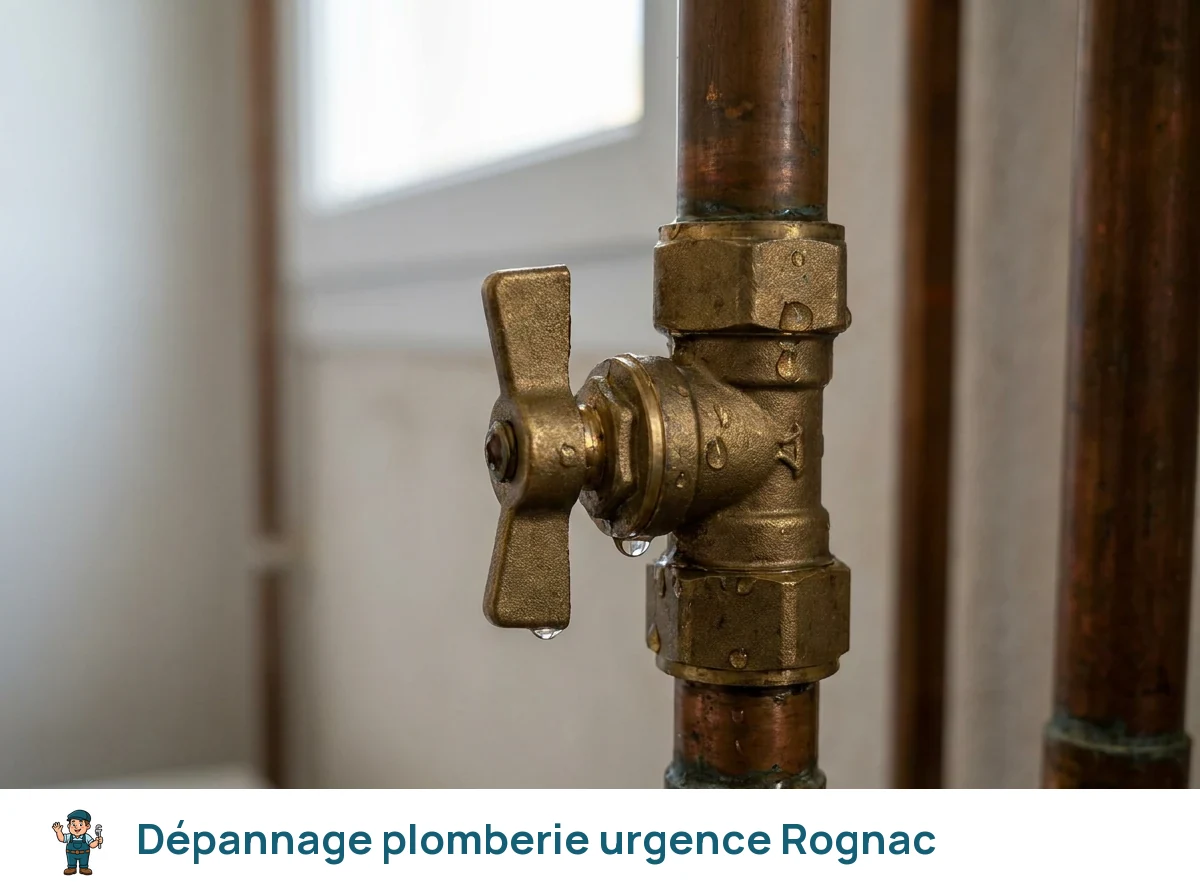 Dépannage plomberie urgence à Rognac