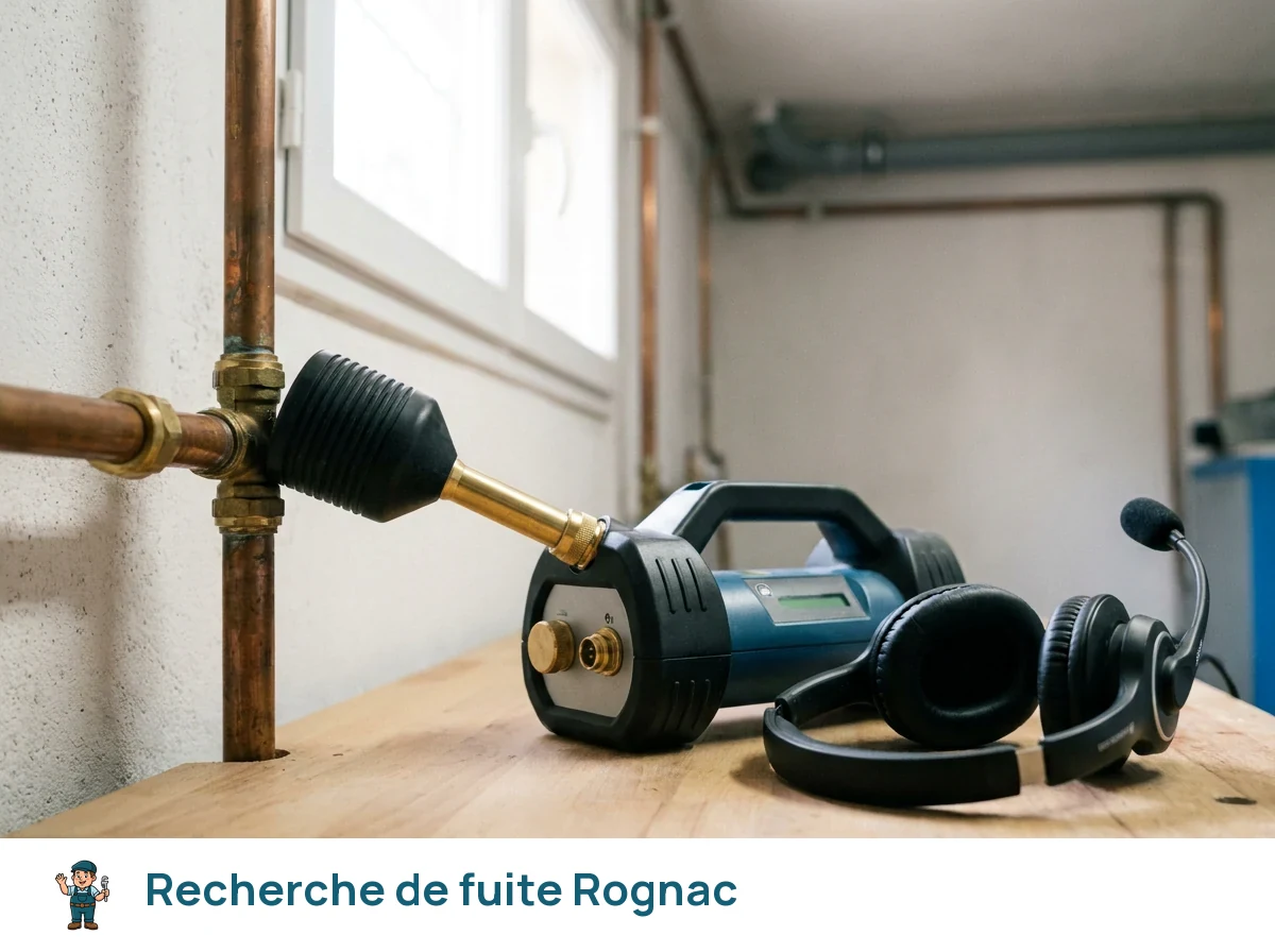 Recherche de fuite à Rognac