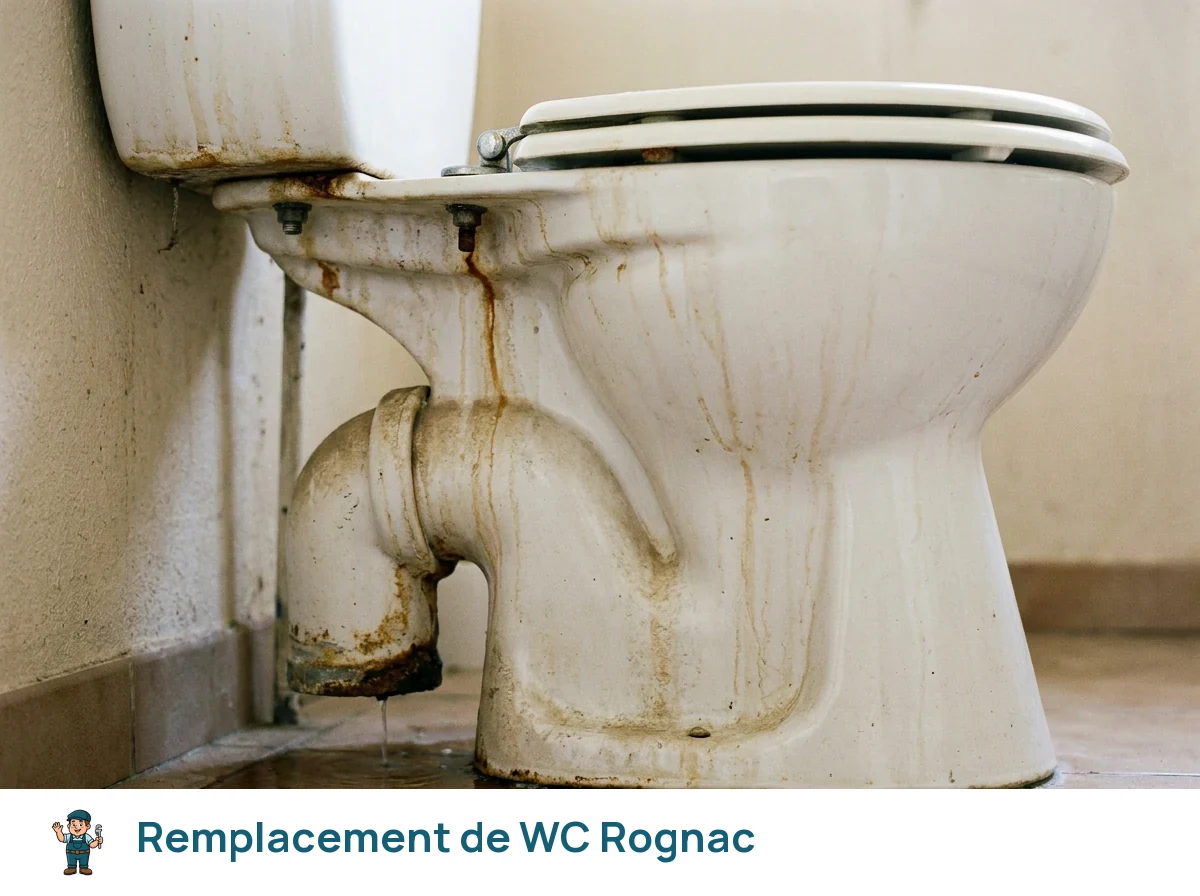 Remplacement de WC à Rognac
