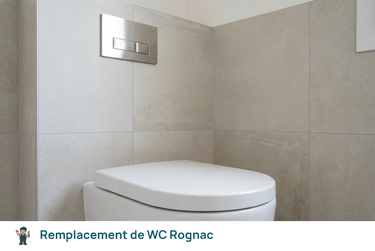 Remplacement de WC à Rognac